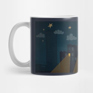 Sonokinetic Indie Cinematic Night Scene Mug